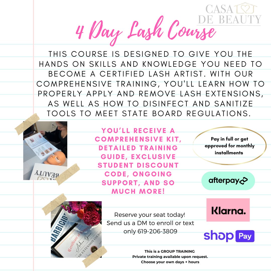 Lash Courses