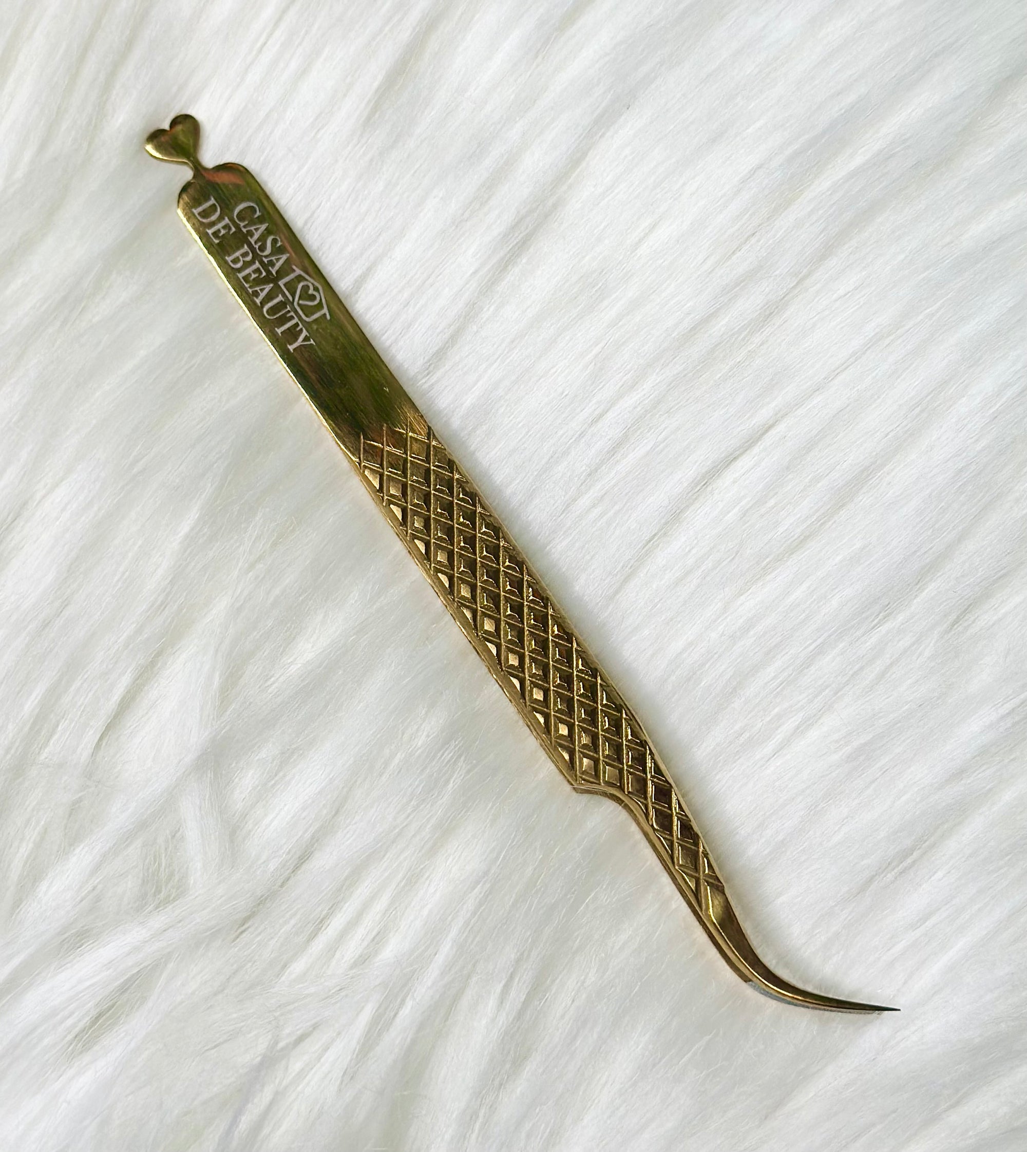Curved Lash Tweezer Fiber Tip